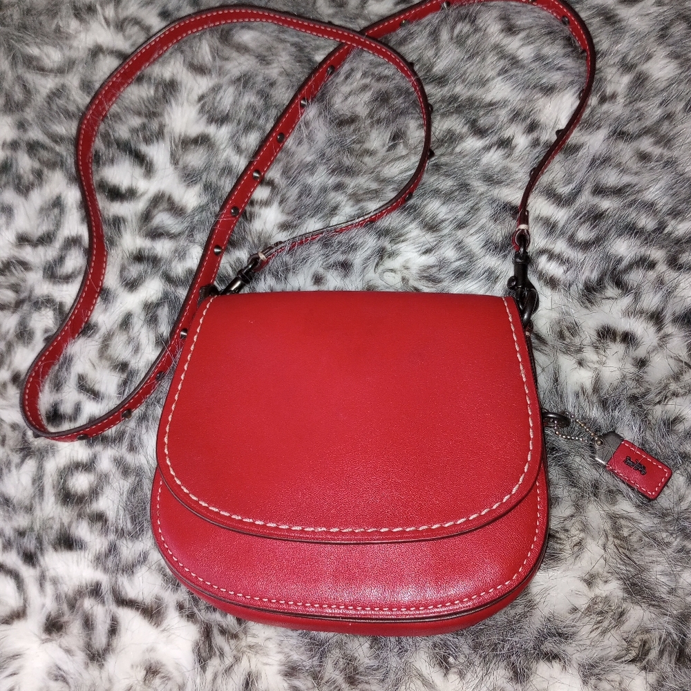 Coach 1941 mini 17 saddle bag